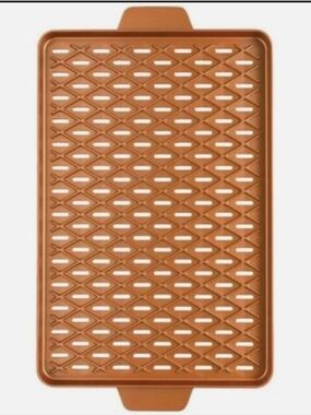 Copper Chef Copper Barbecue Pan Griddle 12X18 Design Non Stick Pan